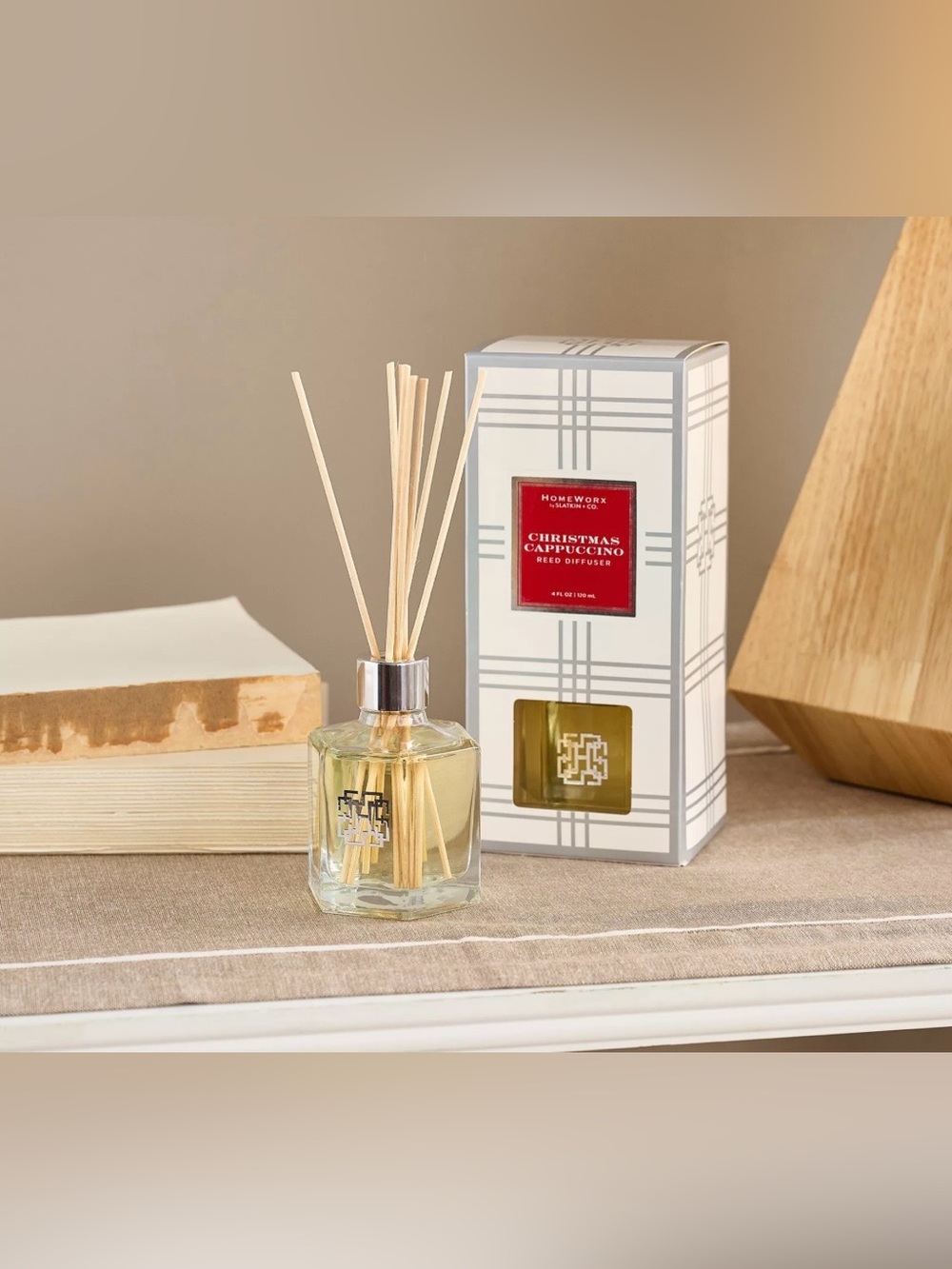 HOMEWORX Christmas Cappuccino Reed Diffuser